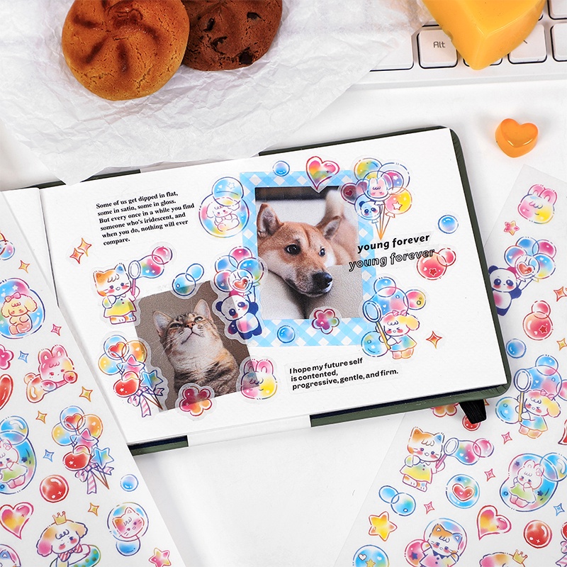 Hình Dán MOHAMM 1 Tấm Hình Gấu Trúc Dễ Thương