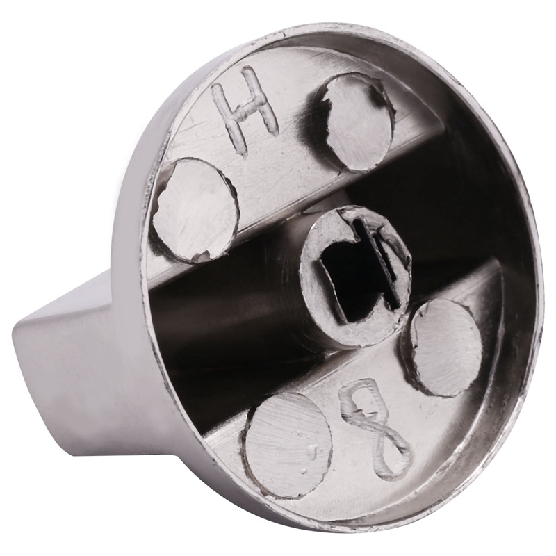 Bộ 8 Nút Vặn Bếp Ga Bằng Kim Loại 6mm Thay Thế Tiện Dụng