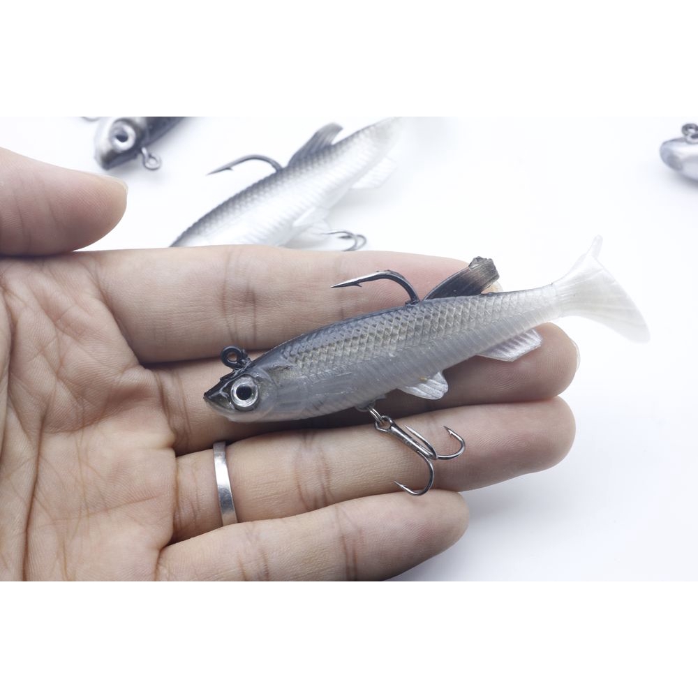 Set 5 mồi câu cá nhân tạo bền bỉ dễ sử dụng 8cm 13g