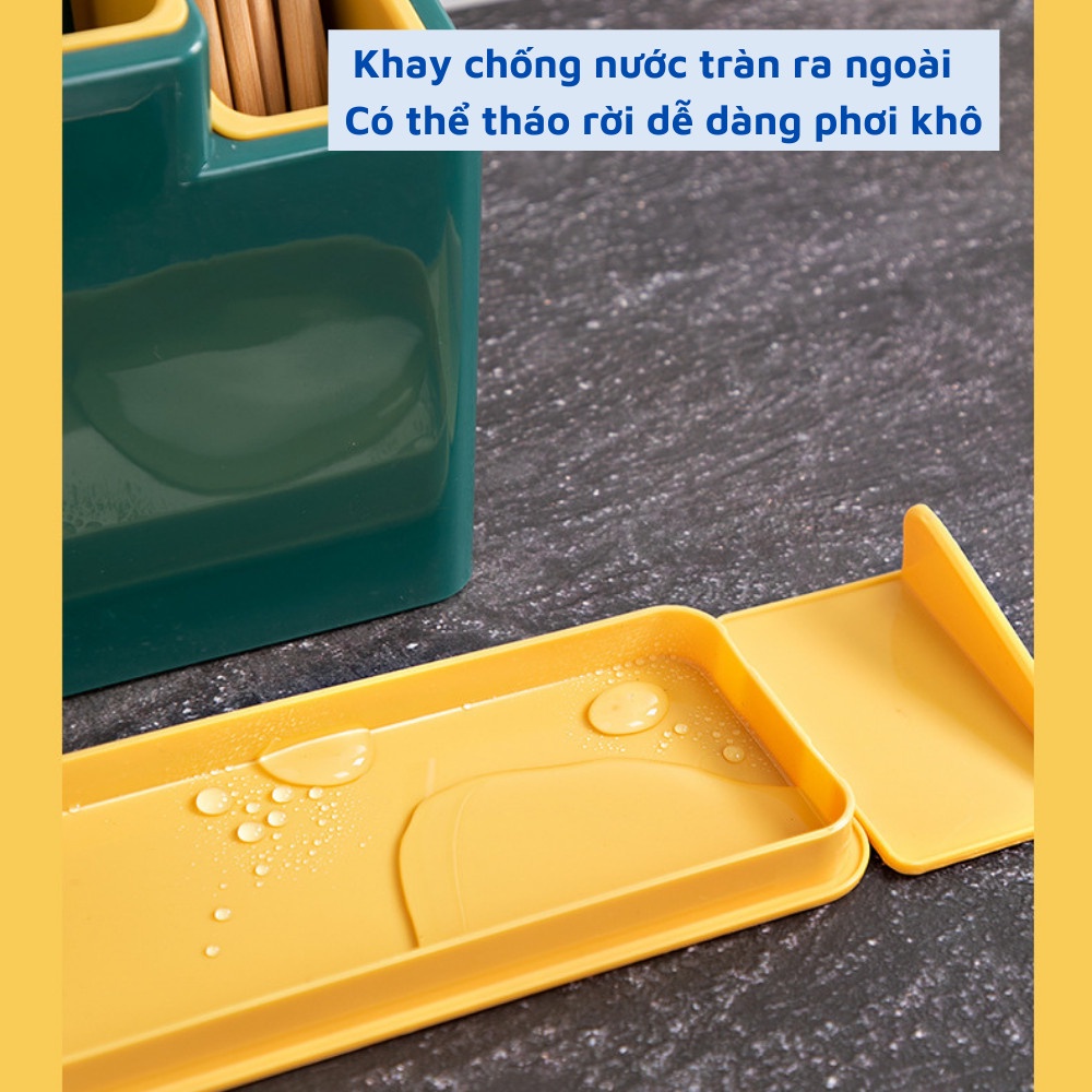 Kệ đựng đồ nhà bếp cài dao thớt đũa vung nồi đa năng nhựa PP cao cấp