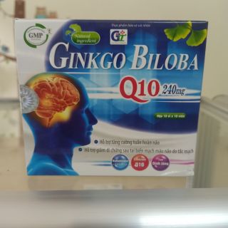 GINKO BILOBA Q10 240mg - tăng cường tuần hoàn máu não