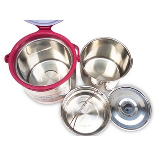 Nồi ủ chân không Nhật Bản Thermo MSO POT 6 lít - 2 lòng nồi inox 304