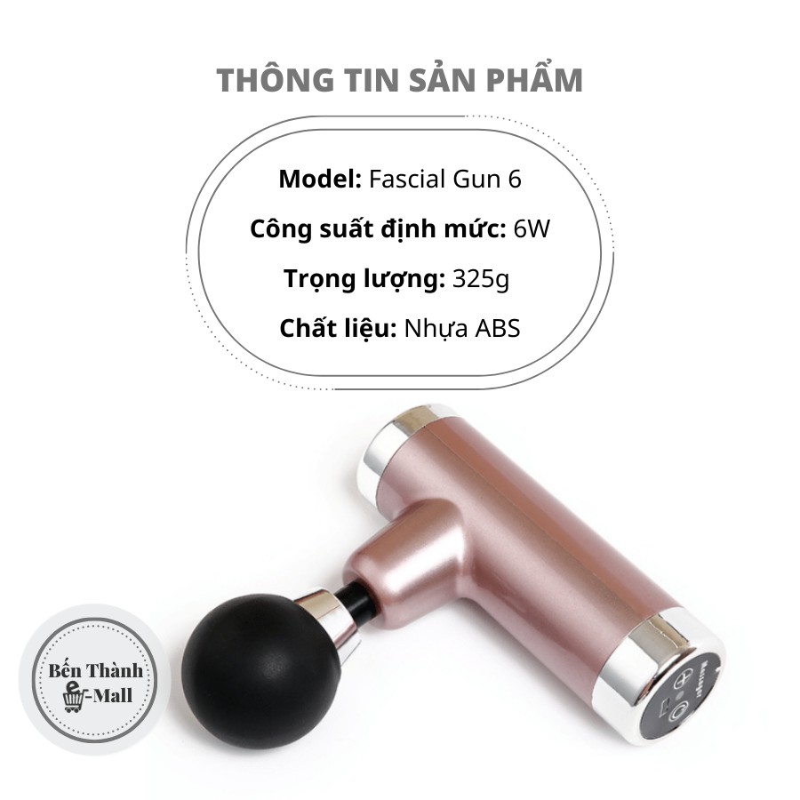 ✈️ [Freeship] Máy massage cầm tay Fascia Gun phiên bản mini [Massage rung đa tần số]