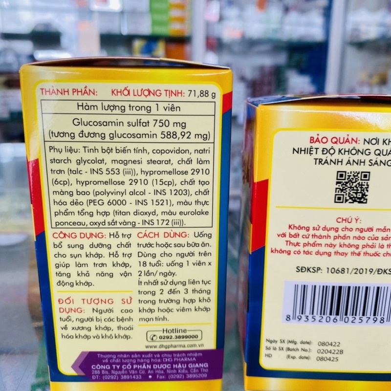 ✅  Ostigold 750mg Bổ sung dưỡng chất cho sụn khớp