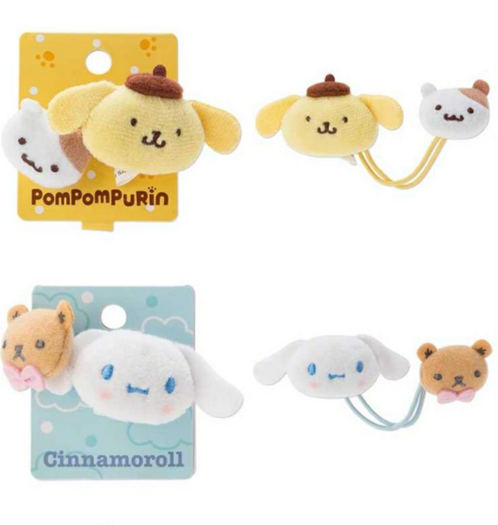 Doly Sanrio Dây Cột Tóc Kuromi Họa Tiết Ngôi Sao Nhỏ Cinnamoroll Kerokerroppi Kuromi