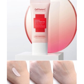 KEM CHỐNG NẮNG 𝐂𝐄𝐋𝐋 𝐅𝐔𝐒𝐇𝐈𝐎𝐍 𝐂 TONING 50Ml