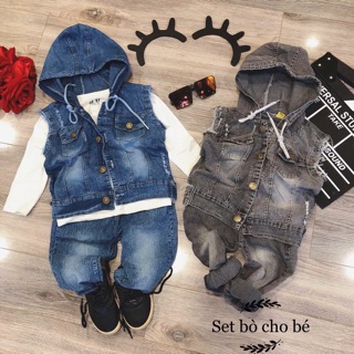 Set gile bò cho bé