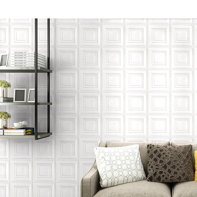 Miếng xốp dán tường giả gạch họa tiết 3D 6mm mẫu mới nhất kích thước 35x35cm