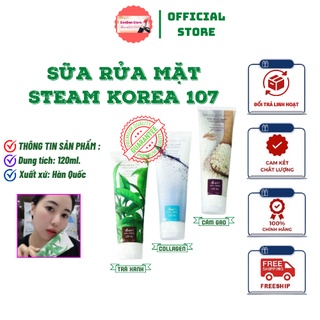 Sữa Rửa Mặt STEAM KOREA 107 [Chính Hãng Hàn Quốc]  SRM - STEAM KOREA Làm sạch,sáng da,kiềm dầu,hỗ trợ đi.ều tr.ị mụn,nám