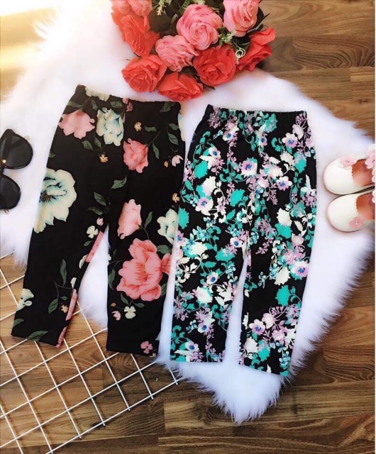 Xả Sét 10 quần legging bé gái sz 1