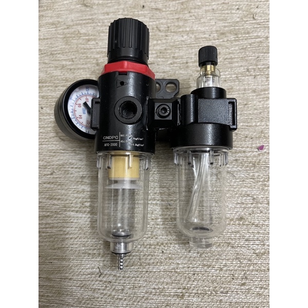 Bộ lọc khí tách nước⚡⚡ 2 cốc lọc có đồng hồ áp⚡⚡