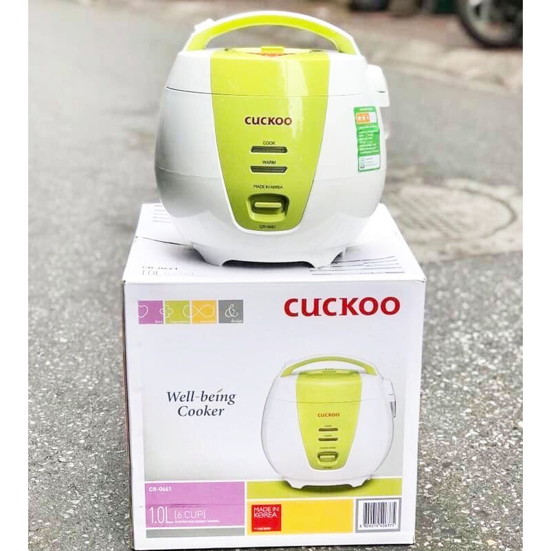 Nồi Cơm Điện Nắp Gài Cuckoo CR-0661 1L Hàn Quốc