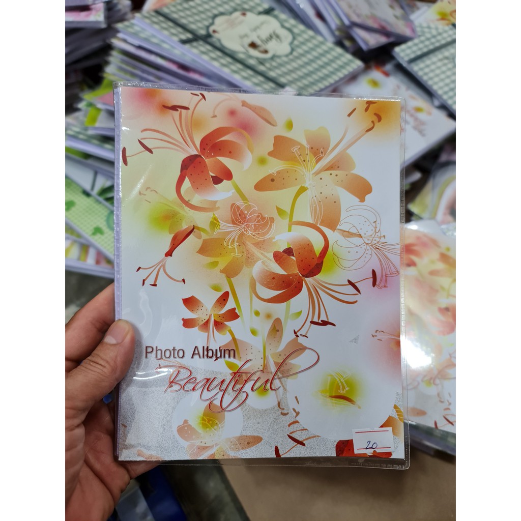 Album 13x18 bìa dẻo 20 - 100 ảnh 1 Ô - album hình photo album