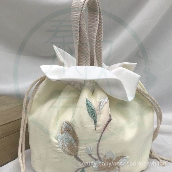 Hàng Mới]Túi xách nhỏ thêu họa tiết Luo Zhi's chính hãng Trung Hoa cổ điển kèm túi nhỏ