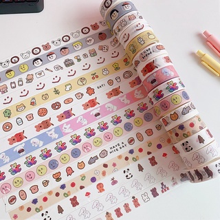 Cuộn băng dính Washi tape trang trí sổ học tập