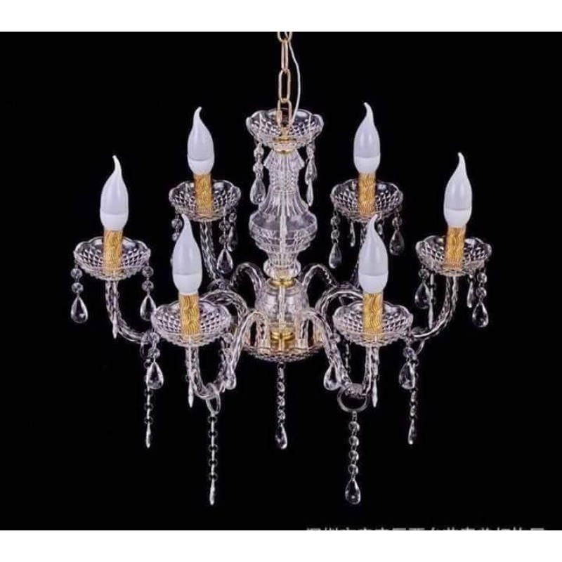 Đèn chùm treo trần, Đèn chùm LED Thả Trần Trang Trí không gian đẹp 8 tay 12 tay