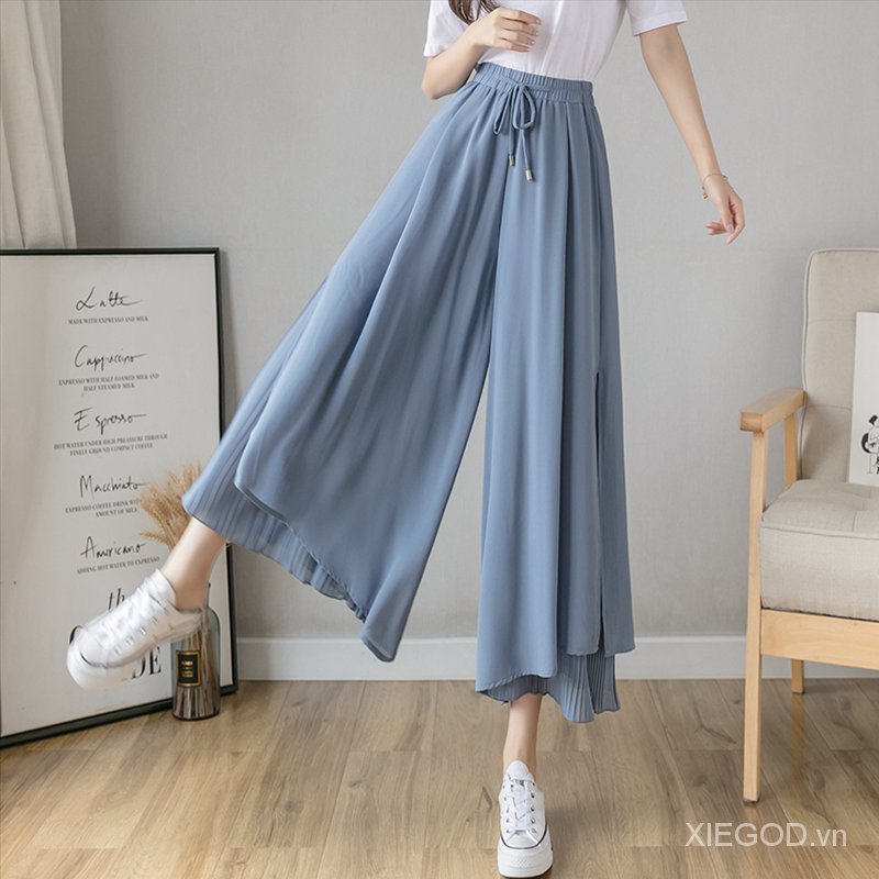 Quần Voan Ống Rộng Phong Cách Hàn Quốc Cho Nữ | BigBuy360 - bigbuy360.vn