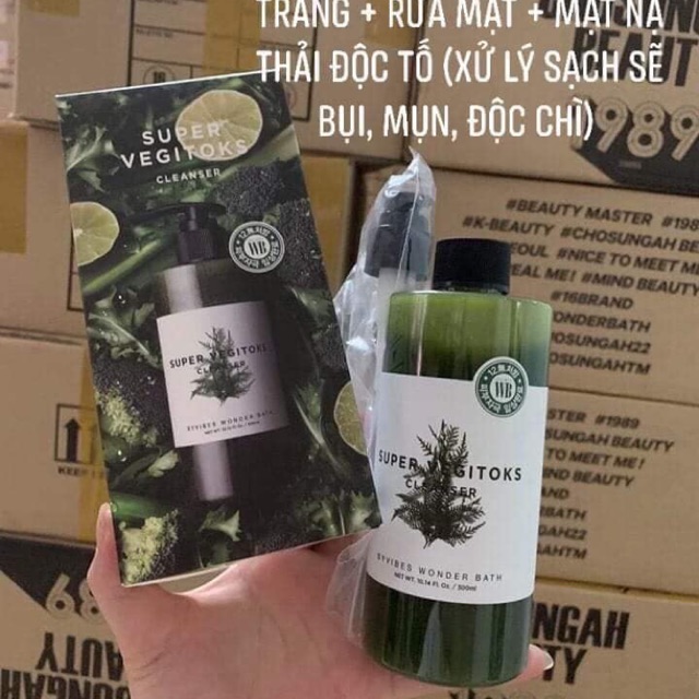 sữa rửa mặt rau củ quả(combo cho khách)