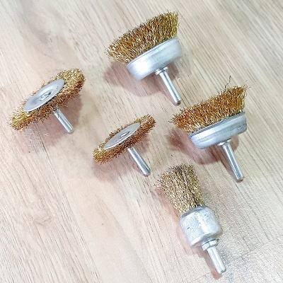 Bộ Chổi Đánh Cước 5 Chi Tiết Trục 6mm Gắn Máy Cầm Tay 5 Size Đường Kính Và Hình Dáng Khác Nhau