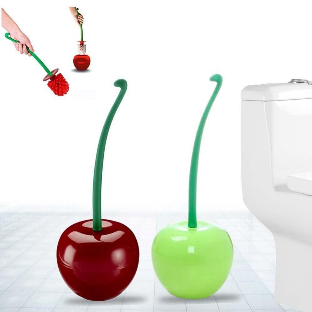 Bộ Bàn Chải Vệ Sinh Toilet Có Tay Cầm Cong Dày Dặn Tiện Dụng