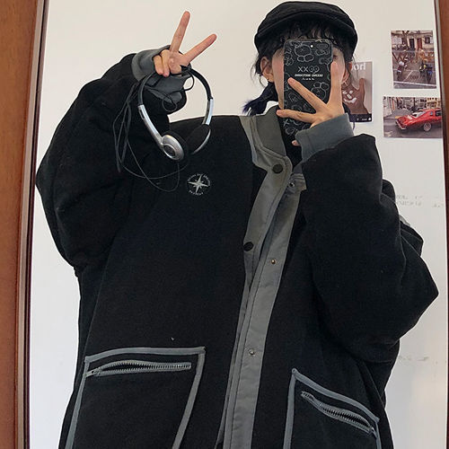 Áo Khoác Bóng Chày Phối Màu Thời Trang Cho Nữ | BigBuy360 - bigbuy360.vn