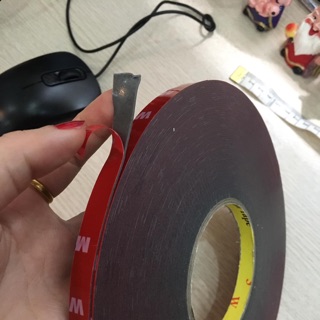 Băng keo cường lực 2 mặt 3M Xám ( 1cm x 30 )