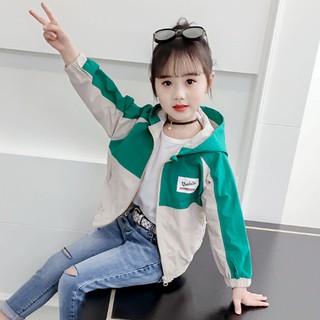 Áo khoác phong cách Hàn Quốc mùa xuân thu năng động đáng yêu cho bé gái
