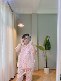 [ ẢNH THẬT ] BỘ ĐỒ PIJAMA DÀI CHẤT THÔ XỊN