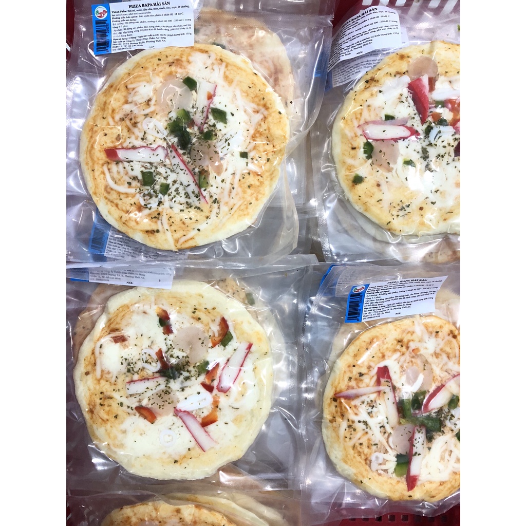 Bánh pizza Hải Sản size 16cm (chế biến sẵn)