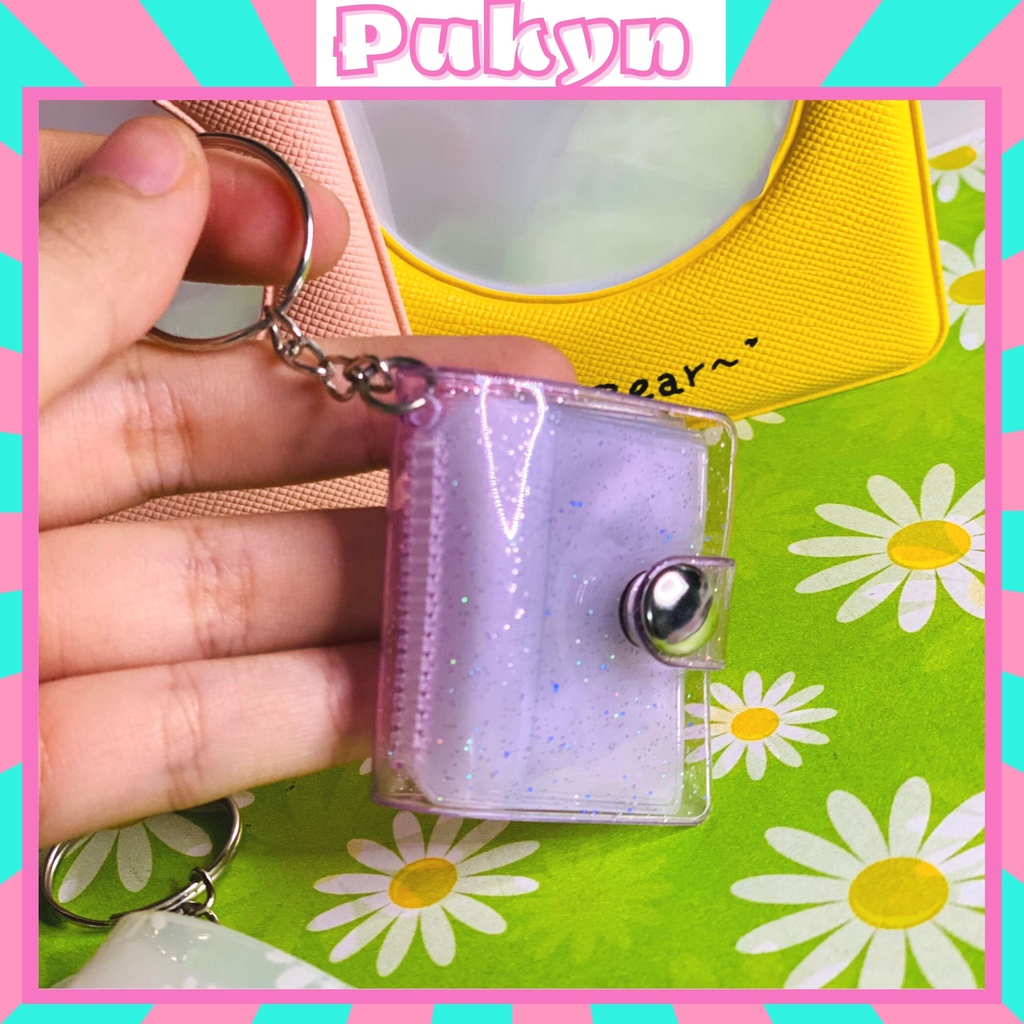 Móc khóa album ảnh mini tặng ảnh theo yêu cầu lưu niệm MK04 PUKYN