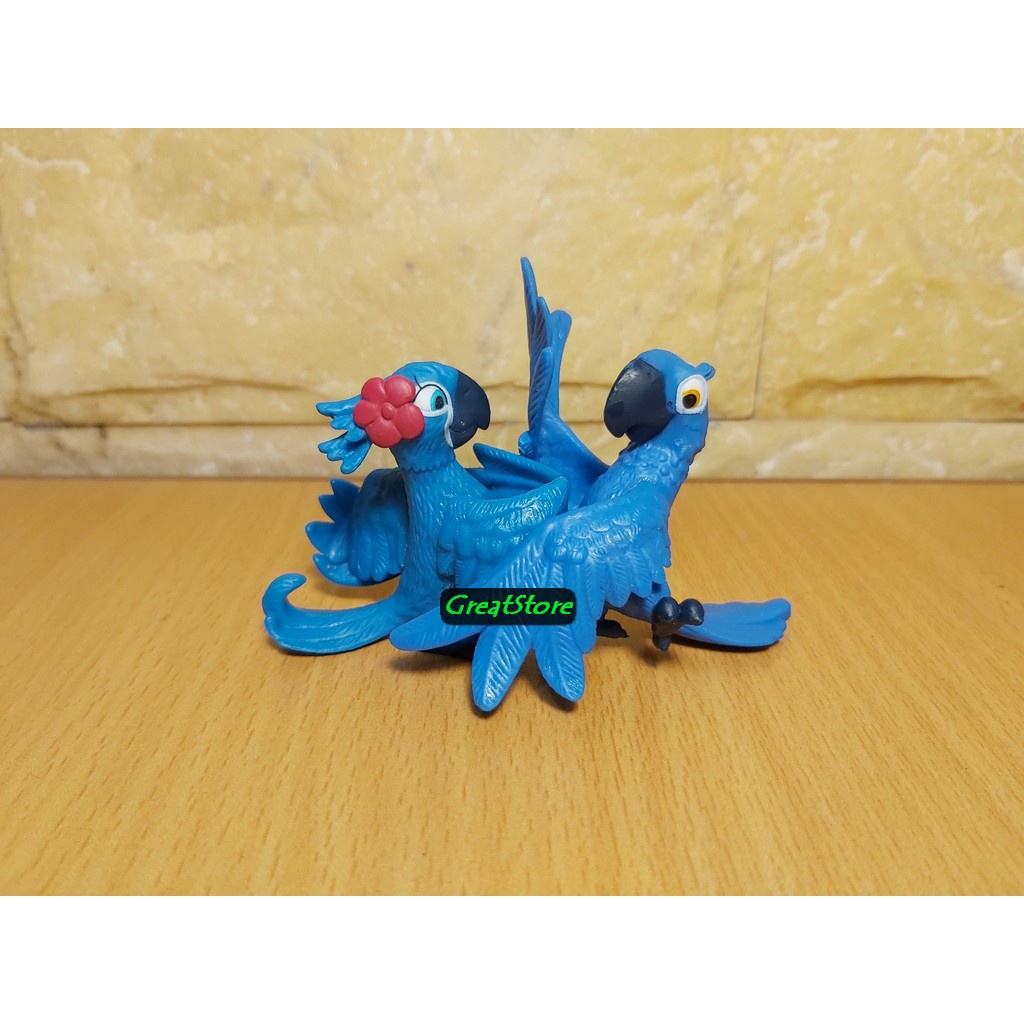 Mô hình Blu và Jewel trong phim Rio