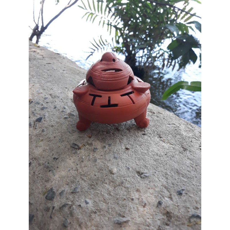 Đỉnh lư xông trầm bằng đất nung