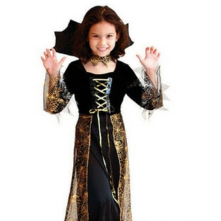 3mẫu Trang phục hóa trang Halloween Phù thủy cho bé gái