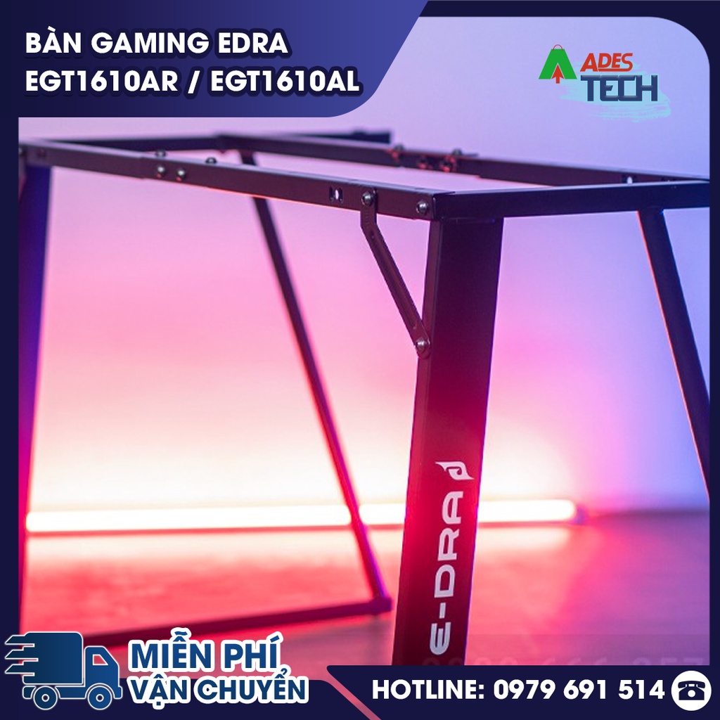 Bàn gaming EDra EGT1610AR / EGT1610AL - bảo hành 12 tháng