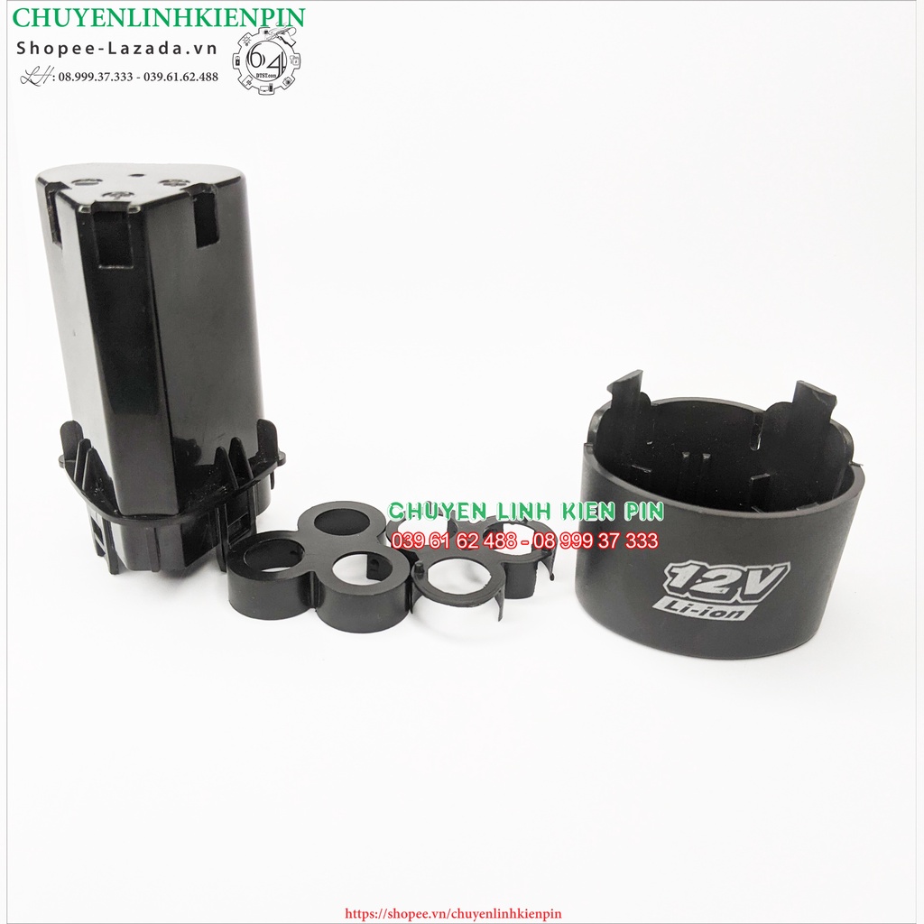 Vỏ Pin Máy Khoan Cầm Tay 12V Li-Ion, pin máy khoan, pin 12v ( BL64_150 )