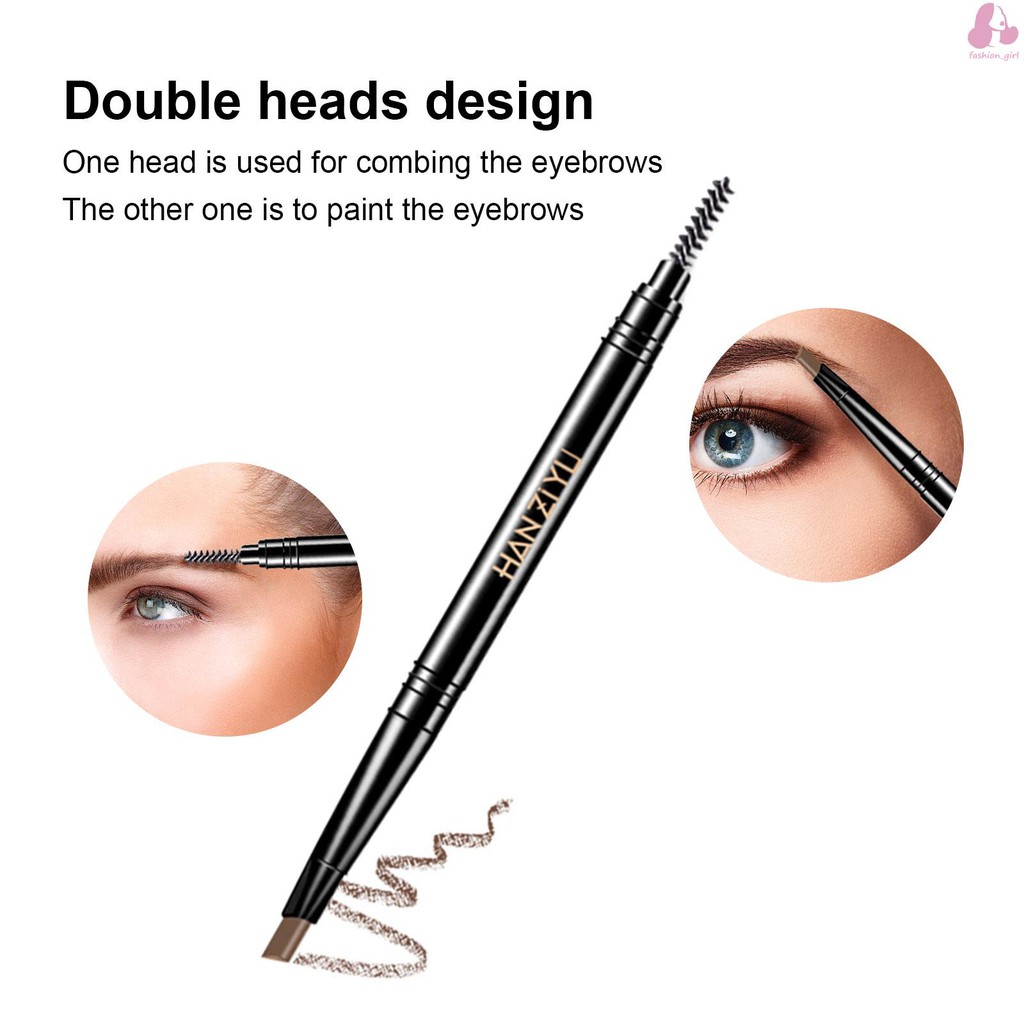 (Hàng Mới Về) Bộ Bút Chì Kẻ Lông Mày Kèm 5 Cọ Thay Thế Kháng Nước Lâu Trôi Không Lem Nhòe | BigBuy360 - bigbuy360.vn