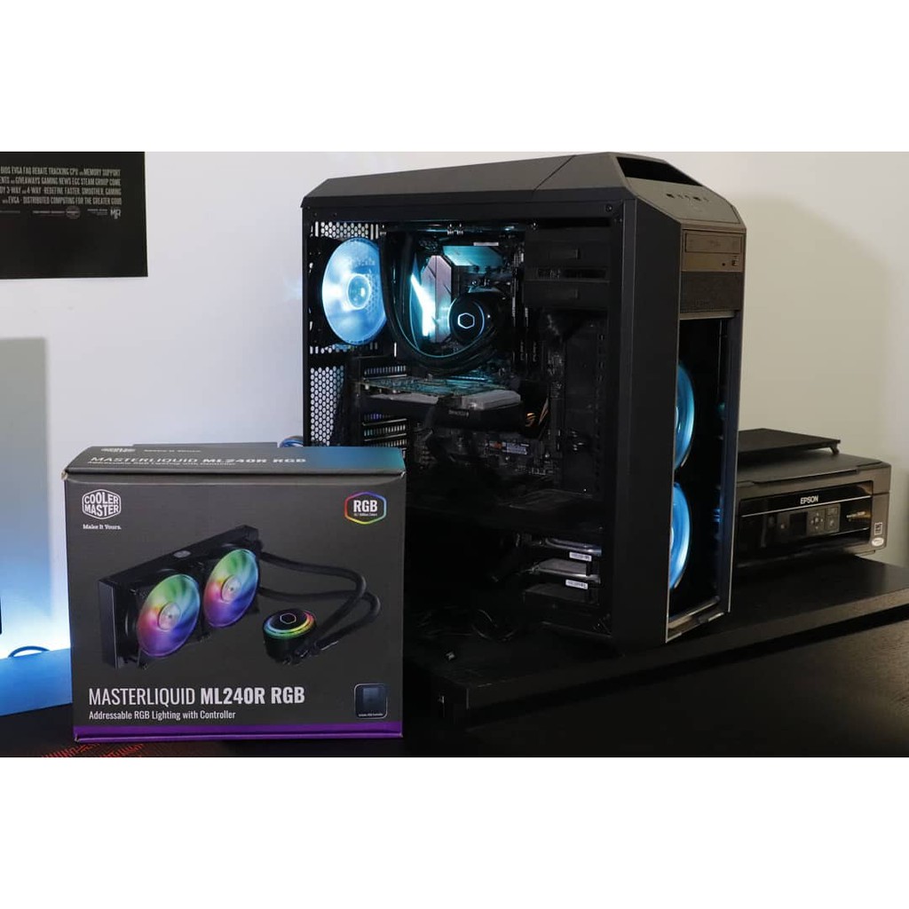 Tản nhiệt nước MasterLiquid ML240R RGB - An Phú phân phối