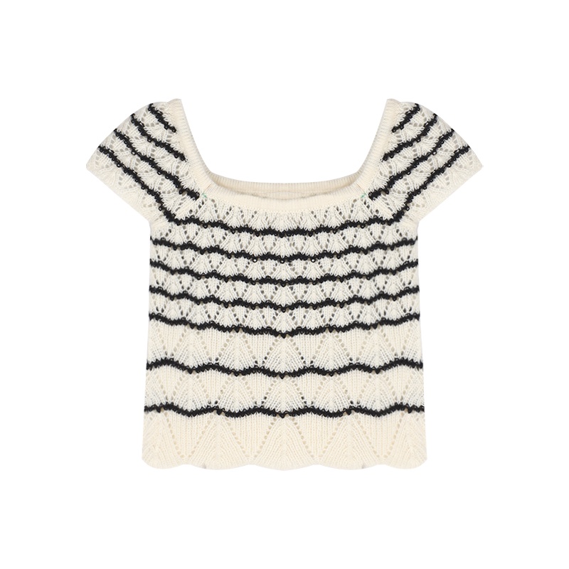 NRVP Áo Khoác Cardigan Dệt Kim Tay Ngắn Dáng Rộng Thiết Kế Mới Thời Trang Theo Phong Cách Hàn Quốc