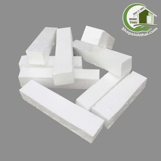 Mút xốp trắng cắm hoa giả, làm mô hình - mút xốp EPS - cục lớn 50cm x 10cm x dày 10cm