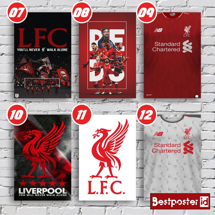 Poster Treo Tường In Hình Cầu Thủ Bóng Đá Liverpool Pictbox019