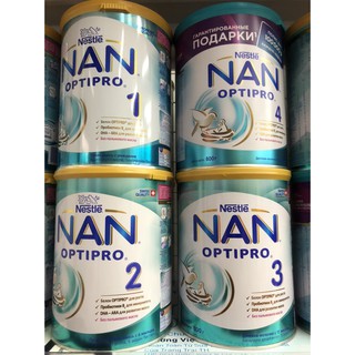 Sữa Bột Nan Nga Số 1, 2, 3, 4 - 800G DATE 2021