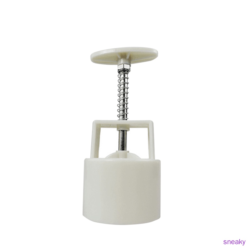 Khuôn Nhấn Tạo Hình Bánh Trung Thu / Bánh Quy / Bánh Trung Thu / Bánh Trung Thu / Bánh Ngọt Hình Tròn 50g / 4 Cánh Hoa