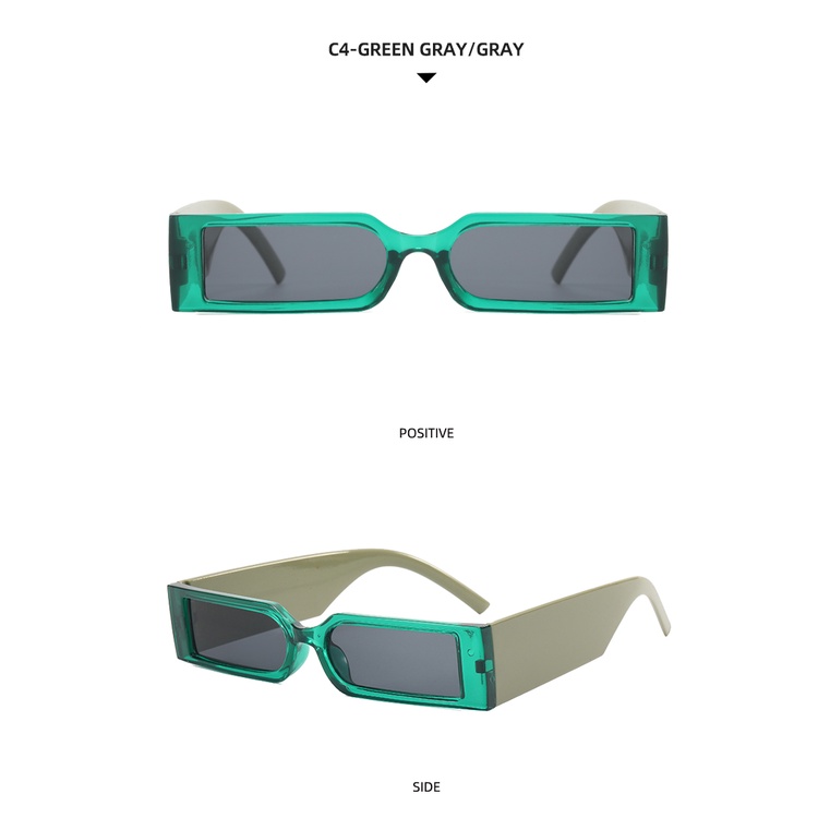 Kính mát gọng rộng phong cách hip hop 2021 sành điệu thời trang