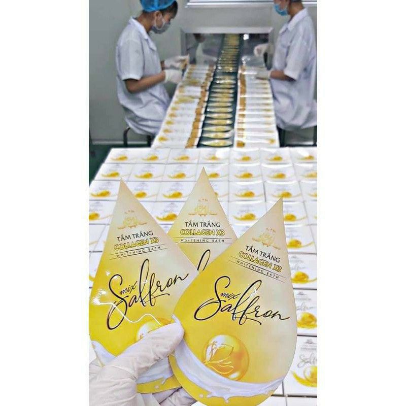 [ Free Ship] Tắm Trắng Collagen x3 mix saffron Chính Hãng - Tắm Trắng Full Body | BigBuy360 - bigbuy360.vn