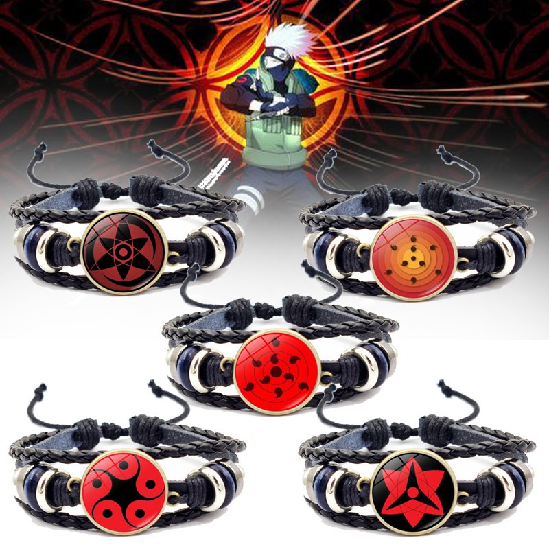 Mới Vòng Tay Mặt Hình Đôi Mắt Của Uchiha Clan Sharingan Trong Naruto Mới