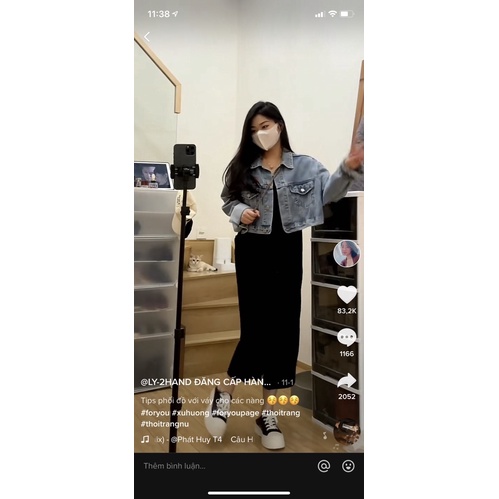 Váy hai dây len tăm dày dặn, co dãn - che khuyết điểm bụng, dành cho nữ đi chơi - đi học