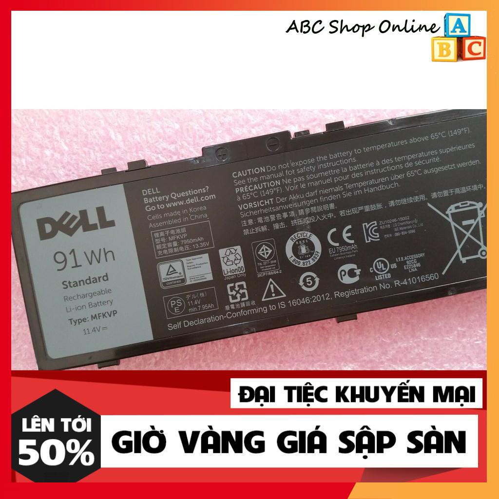 Pin DELL Precision 15 7510, 17 7710, 15 5000 Series. MFKVP, TWCPG 9-cell 91Wh (HÀNG ZIN )