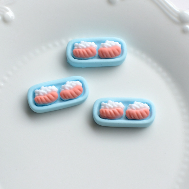 Set 10 Bánh Macaron Bằng Nhựa Resin Trang Trí Sổ Tay Diy