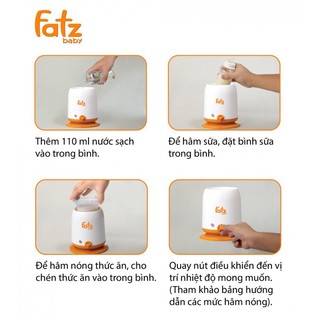 Máy hâm sữa 4 chức năng Fatz baby