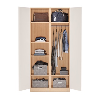 Set Tủ Quần Áo Gỗ MOHO VIENNA 201 2 Cánh 4 Màu